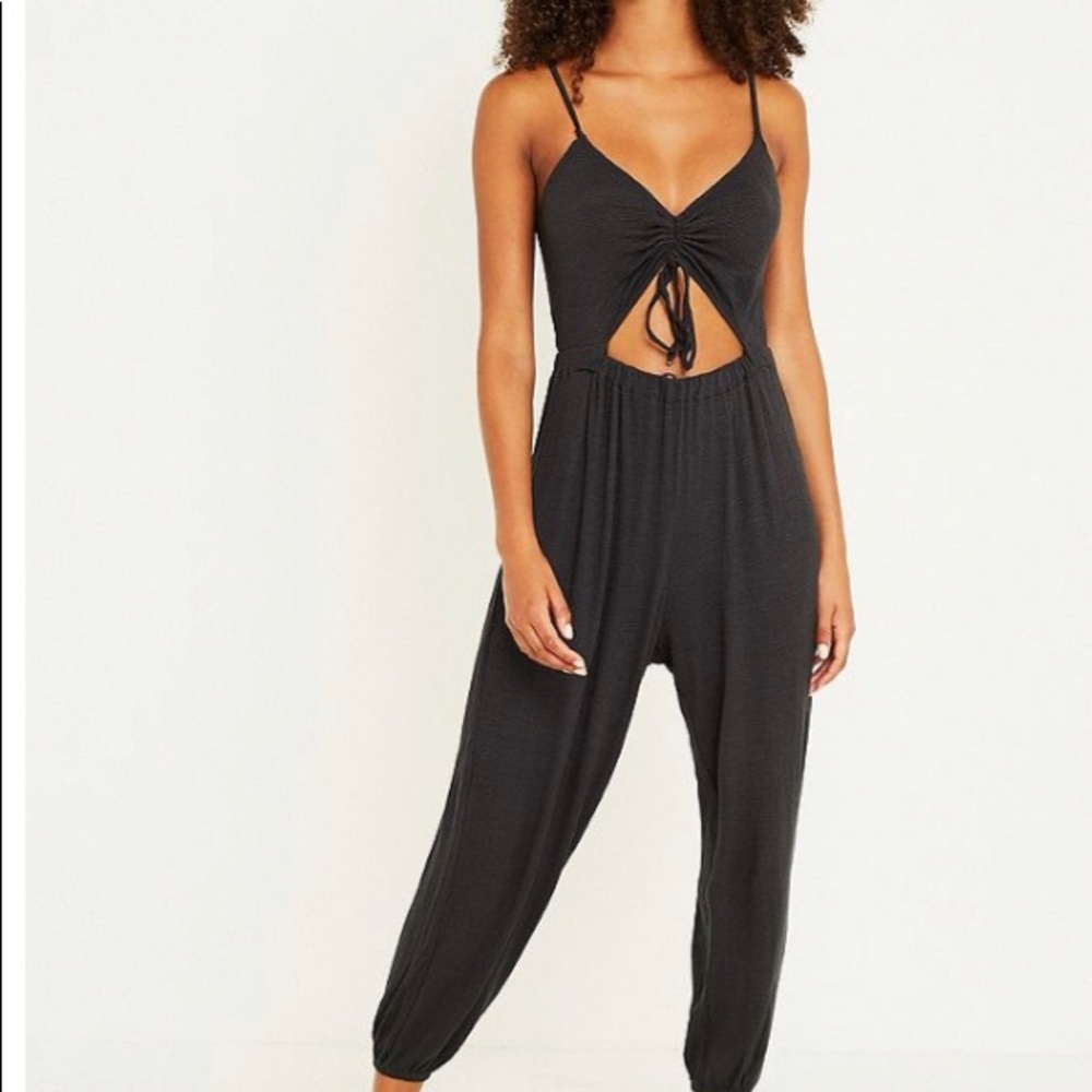 Out from under Elise cinched cutout jumpsuit